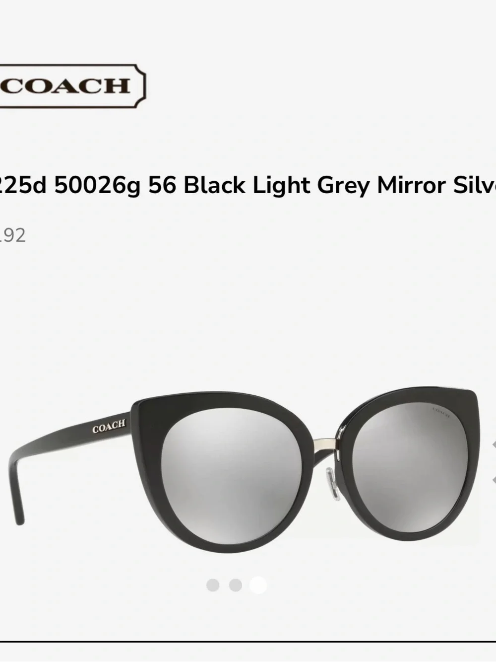 Coach black cat